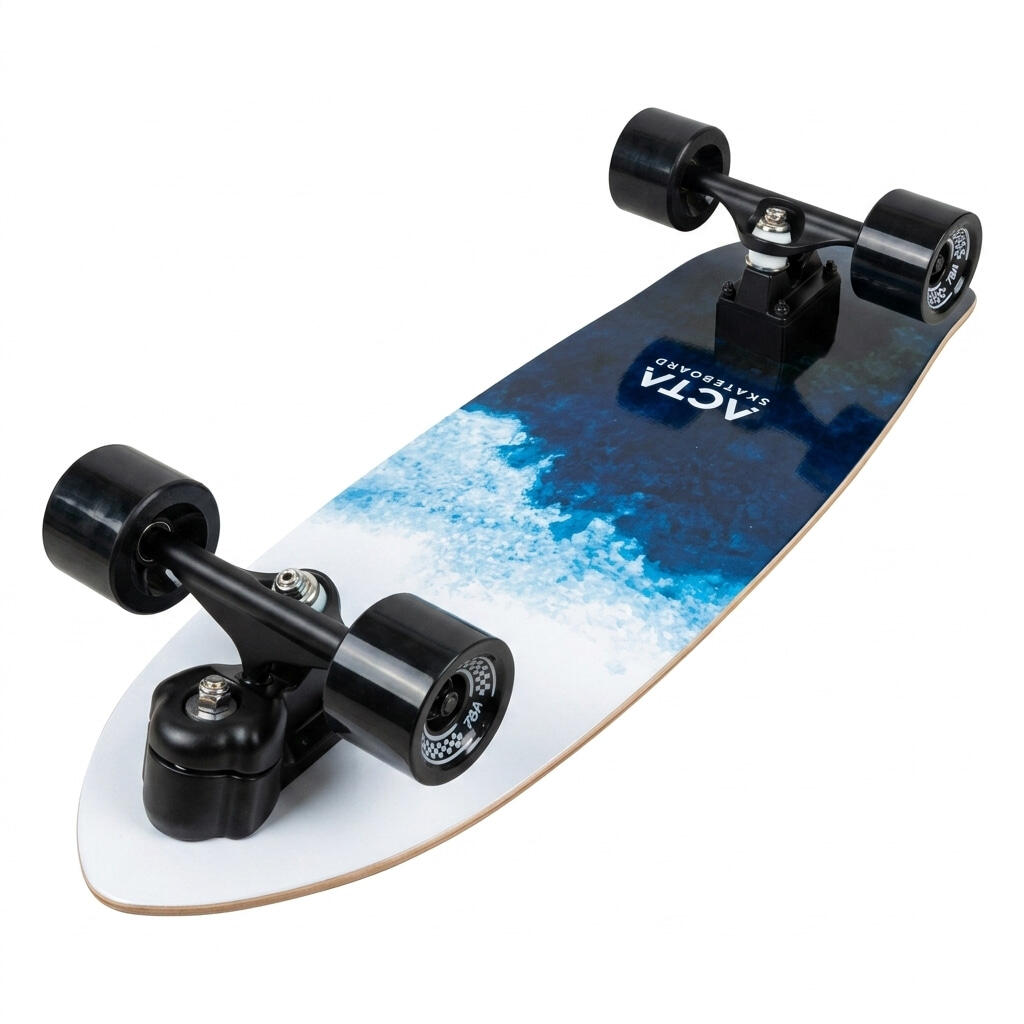 ACTA Surfskate Foam V2 31" – Ocean - 7-lagiges Ahorn-Surfskateboard - Ideal für 3/5