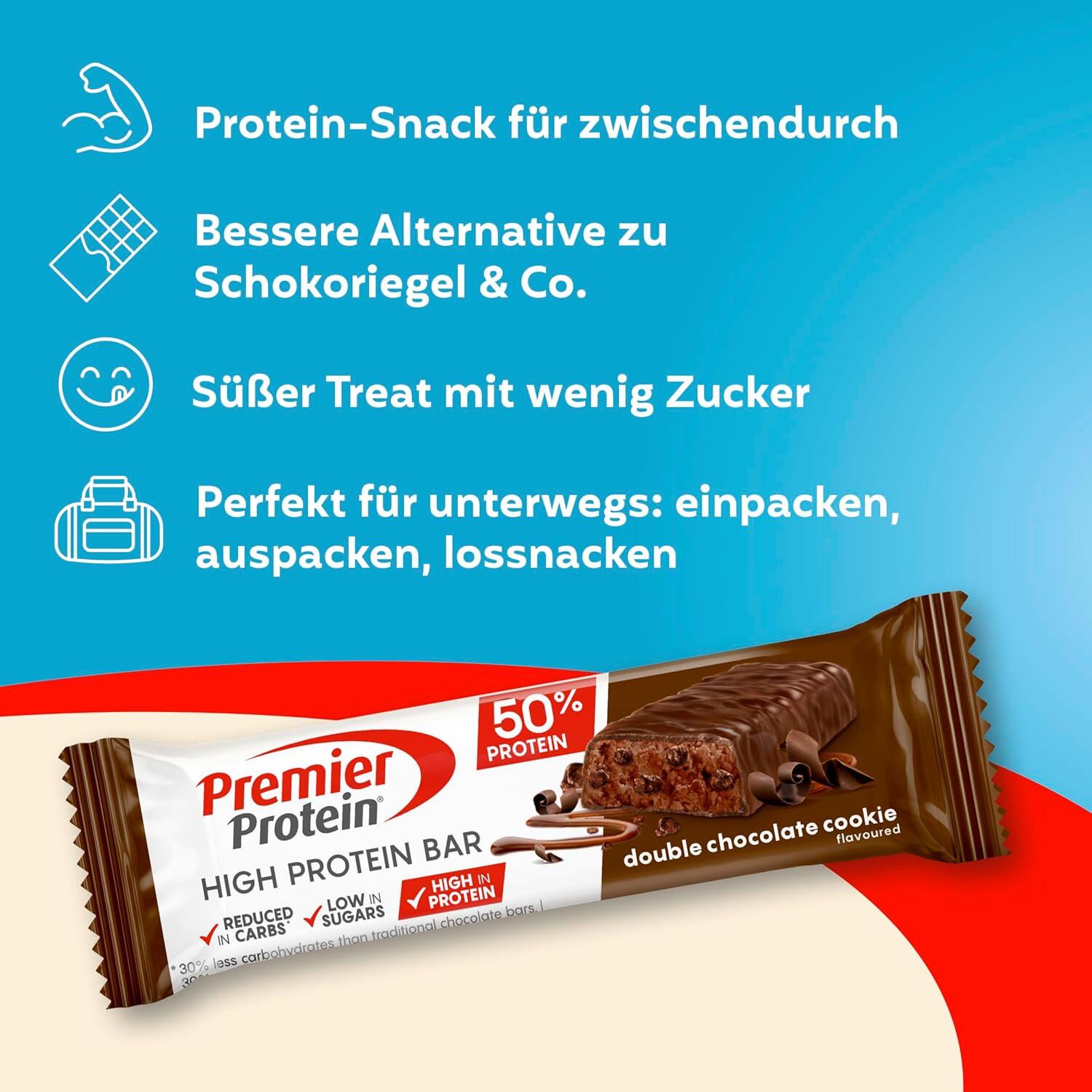 High Protein Bar 50% 40g Premier Protein (lot de 16) 3/5