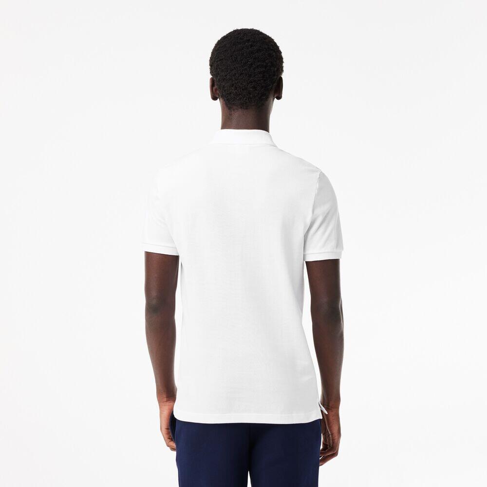 Polo Blanco Lacoste L.12.12 Slim Fit en Petit Piqué 2/4