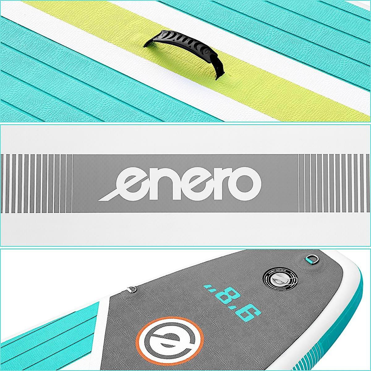 Set: Aufblasbares SUP-Board mit Sichtfenster 320X81X15CM 5/7