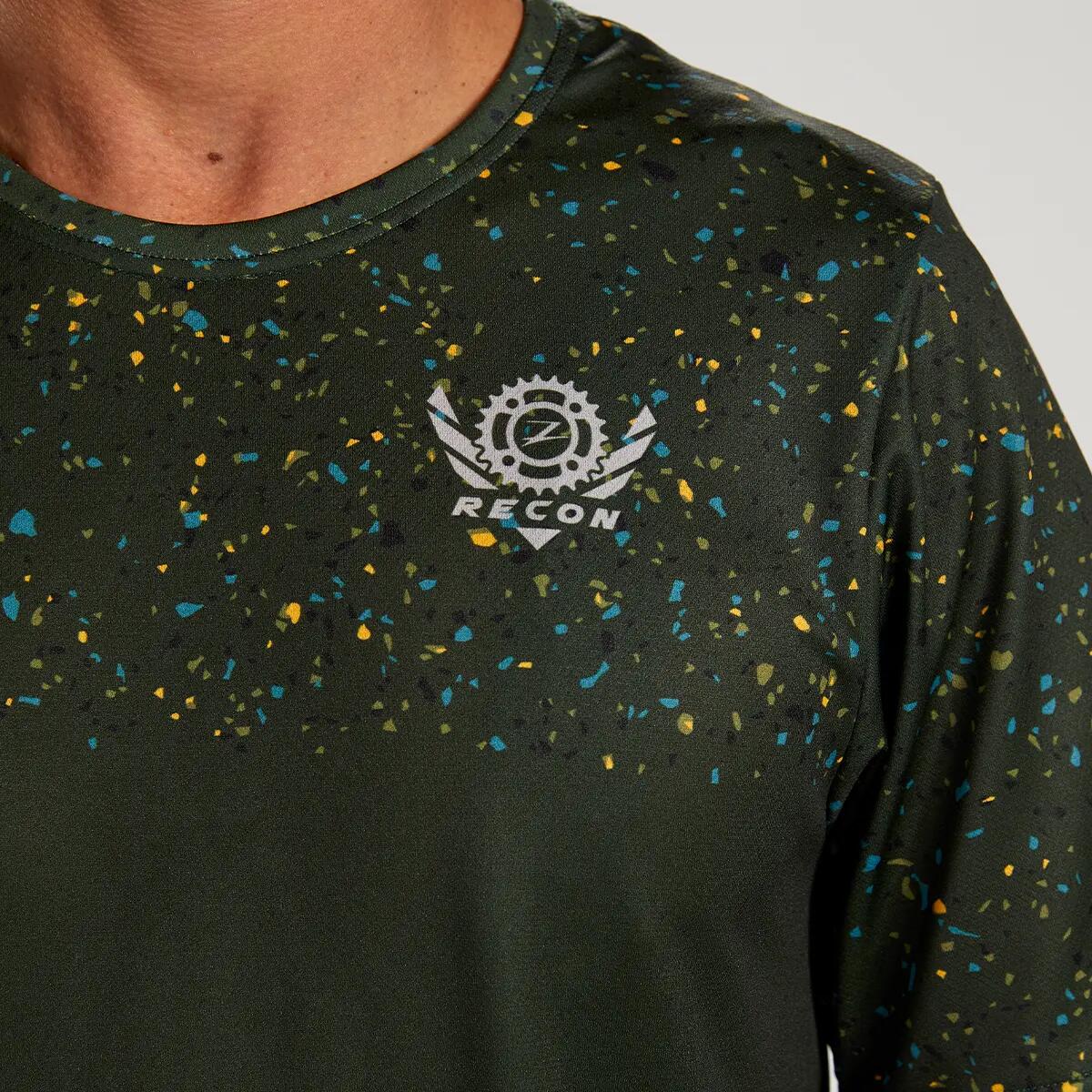 Maillot de sport Mens Recon Cycle Enduro Jersey - Spruce ZOOT 3/4