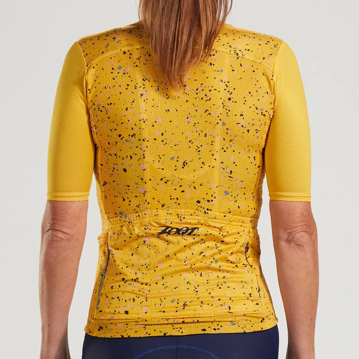 Maillot de sport Womens Recon Cycle Jersey - Marigold ZOOT 2/5