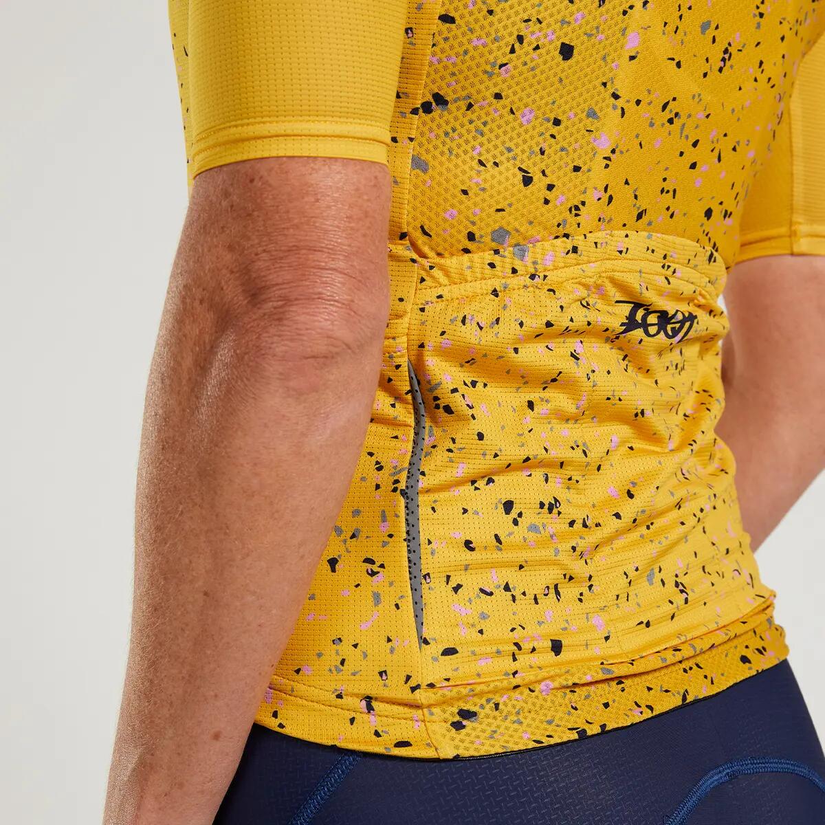 Maillot de sport Womens Recon Cycle Jersey - Marigold ZOOT 5/5