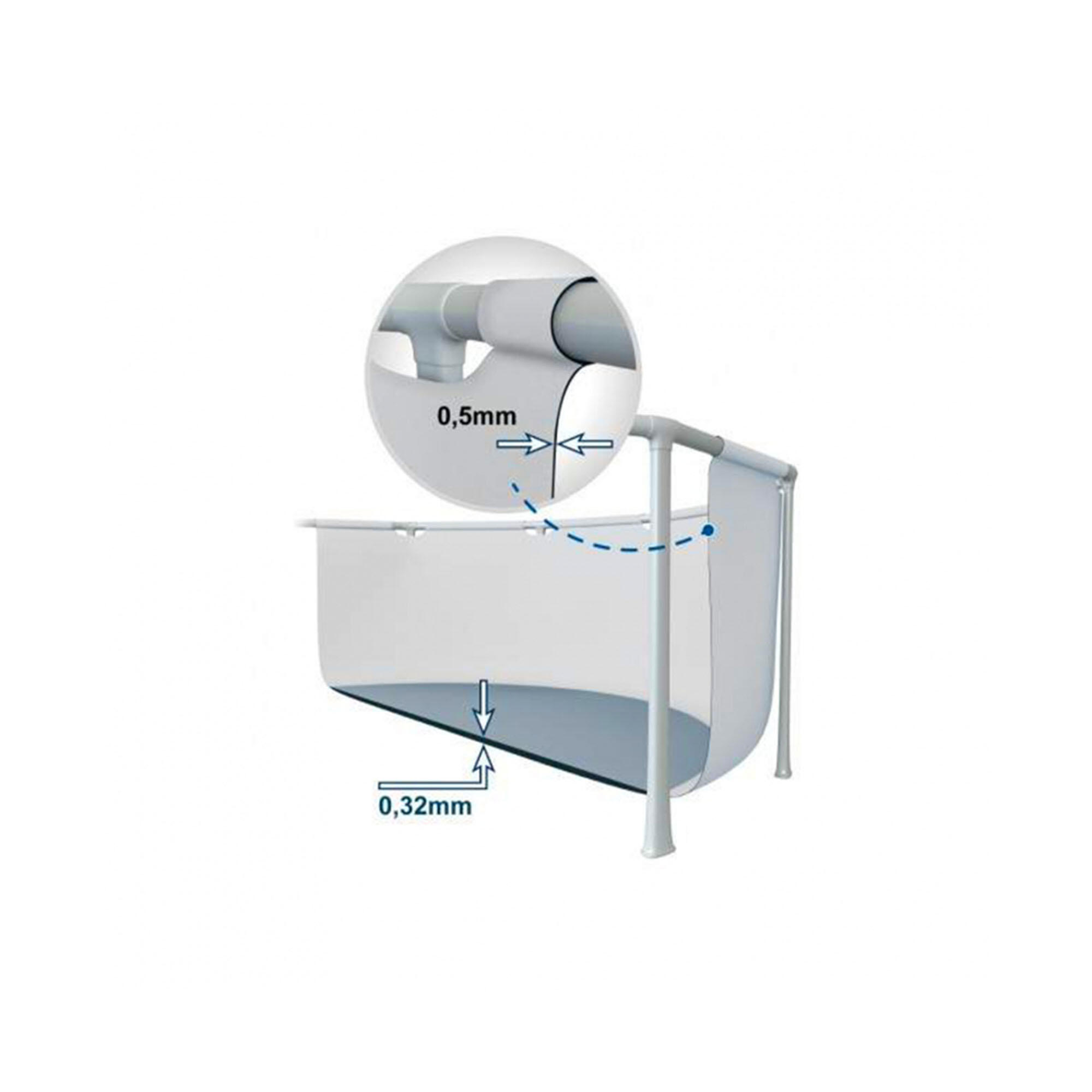 Basen ogrodowy stelażowy z pompą Intex 26712 Prism Frame 3/7