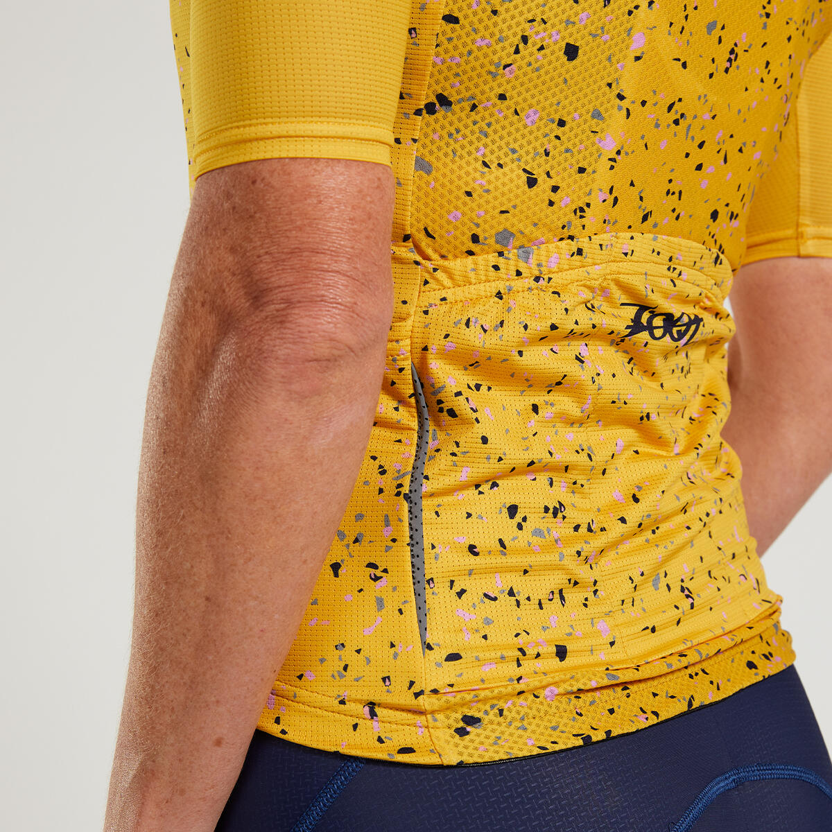 Maillot Ciclismo manga corta Mujer ZOOT RECON-MARIGOLD Amarillo 5/5