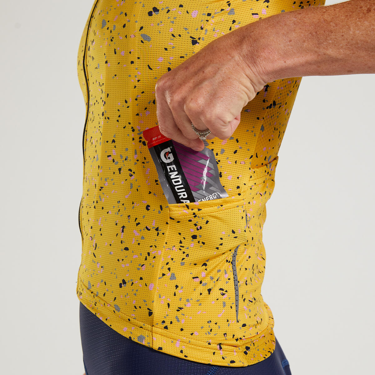Maillot Ciclismo manga corta Mujer ZOOT RECON-MARIGOLD Amarillo 4/5