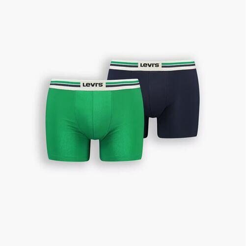 Pack 2 Boxers Levis Verde/Azul 3/4