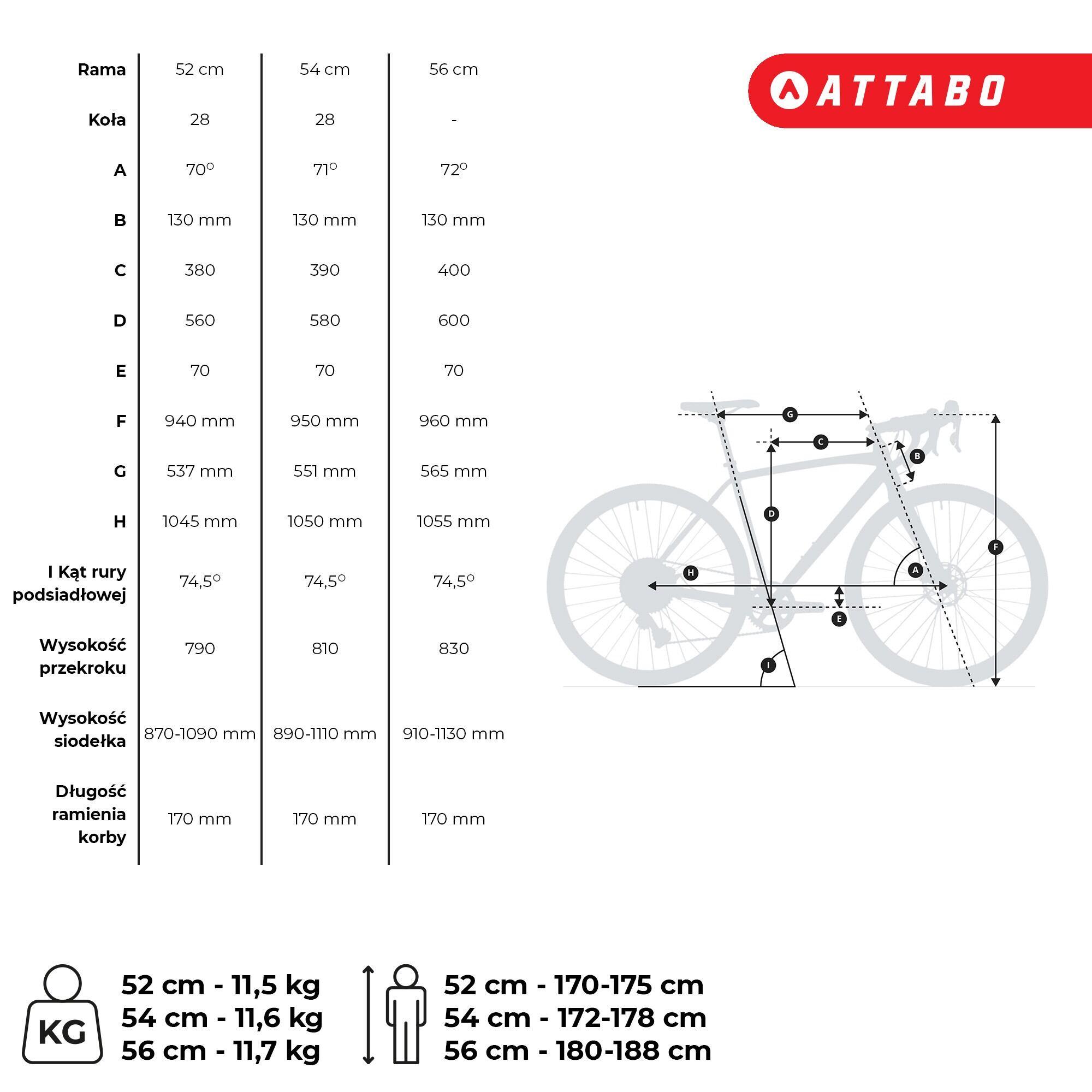 Rower gravelowy ATTABO GRADO 2.0 niebieski Aluminiowa rama 10 przełożeń 2/7