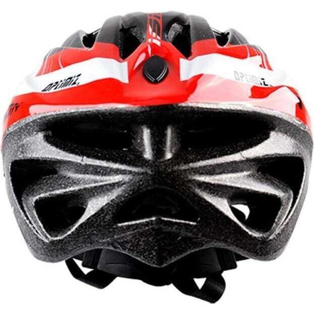 Fahrradhelm Optimiz - Mattrot 5/7