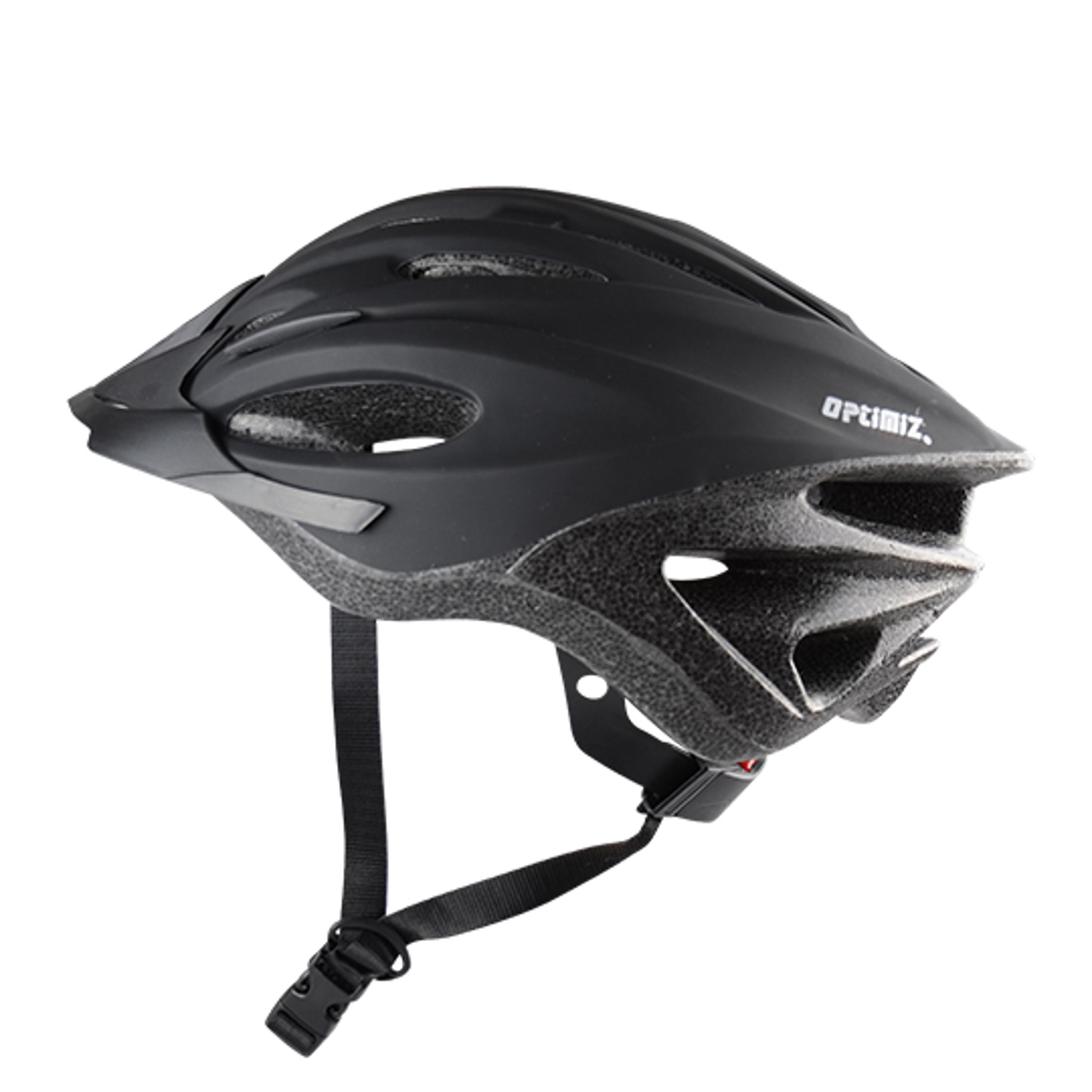 Fietshelm Optimiz - 55/58cm - Matte Black - Dames Heren 2/7