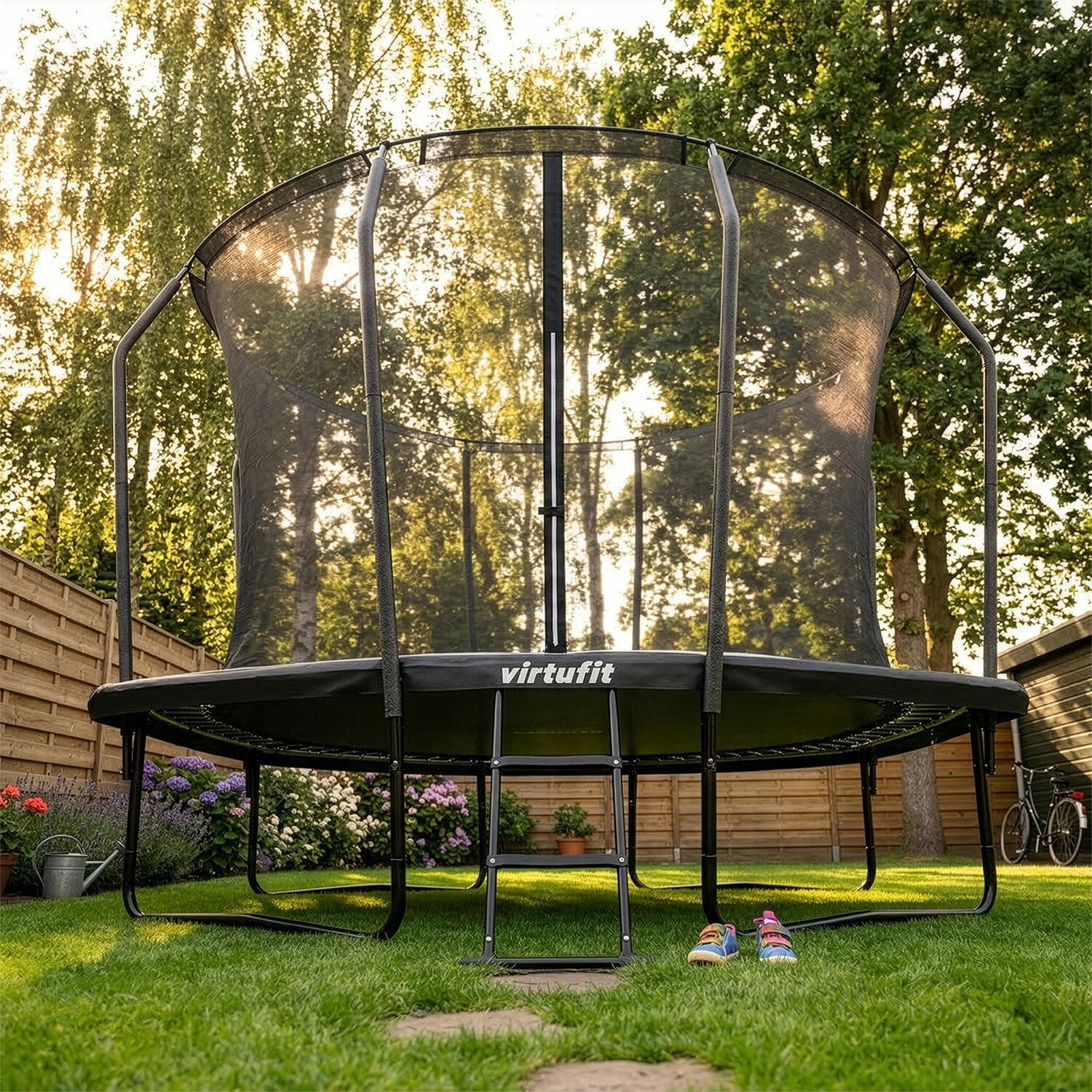 Trampoline Premium avec Filet de Sécurité - Rectangulaire - 244 x 366 cm 4/8