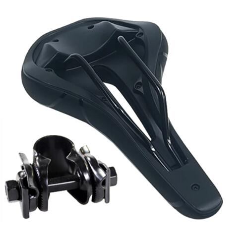 Selle Confort Soft 28x15cm Femmes/Hommes Noir 3/7