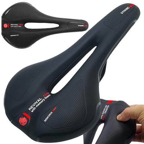Selle Confort Soft 28x15cm Femmes/Hommes Noir 2/7