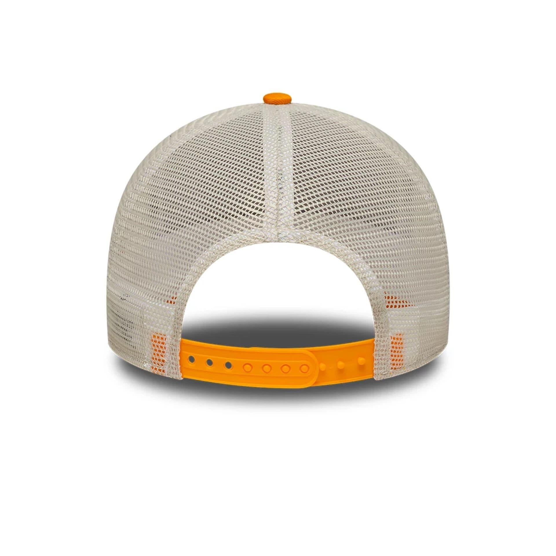 New Era 9FORTY Trucker Cap Location orange/white 4/5
