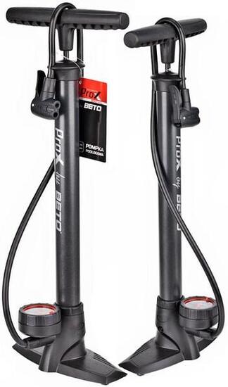 Pompa per biciclette con manometro 11 bar per tutti i tipi di valvole Nero