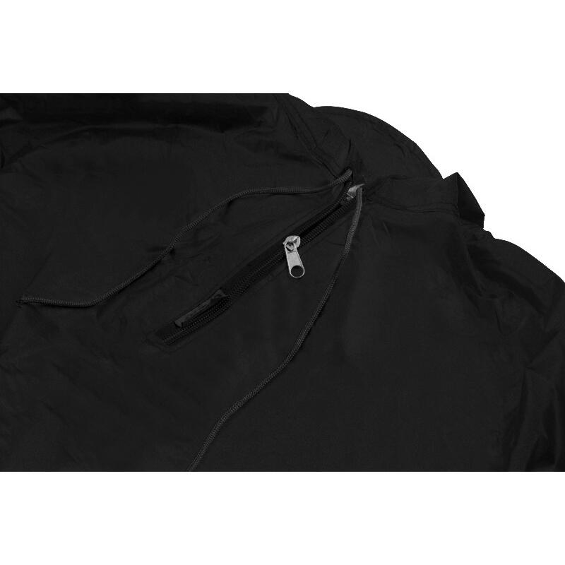 Poncho impermeable negro talla única 130 x 115 cm 7/7