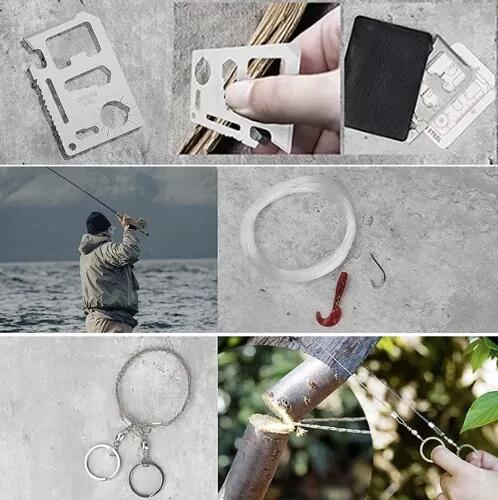 Kit de survie Bushcraft 32 pièces - Ensemble Complet Camping 2/7