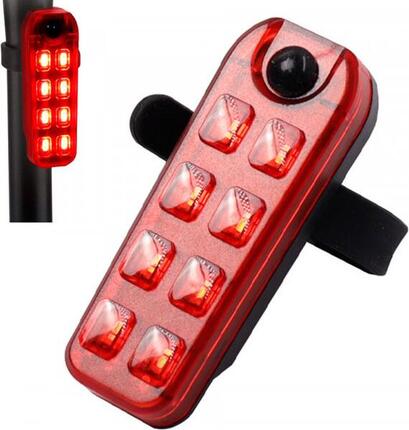 Feu arrière LED pour vélo rechargeable par USB