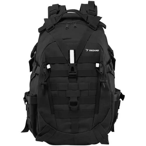 Mochila táctica de 25 litros para exteriores, militar, supervivencia, negra 2/7