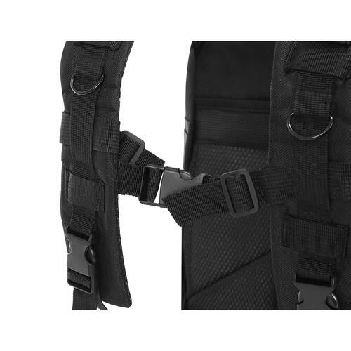 Sac à dos tactique de survie 26 litres noir militaire 6/7