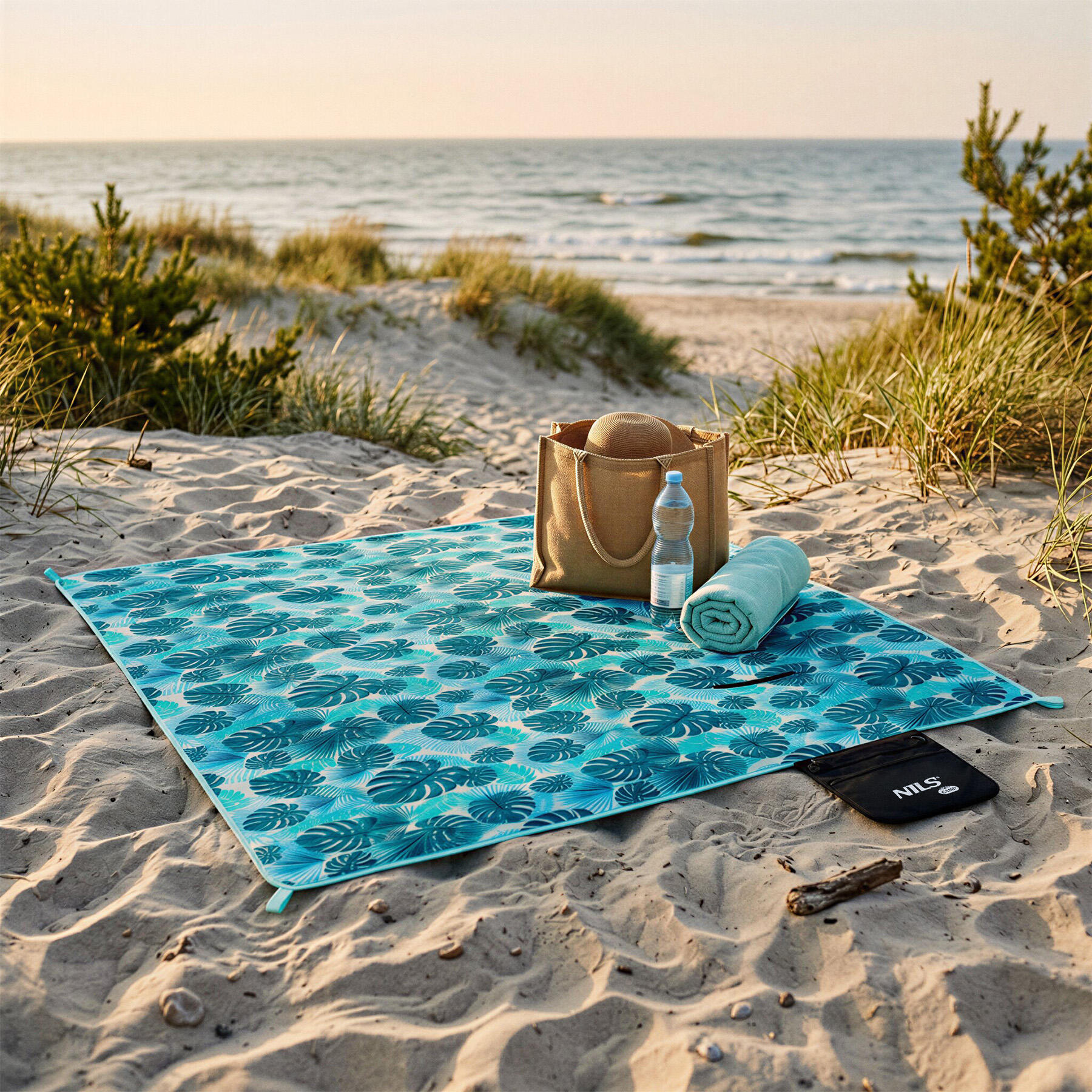 Couverture de pique-nique 200 x 200 cm en PE-ALU NILS CAMP NC2224 2/7
