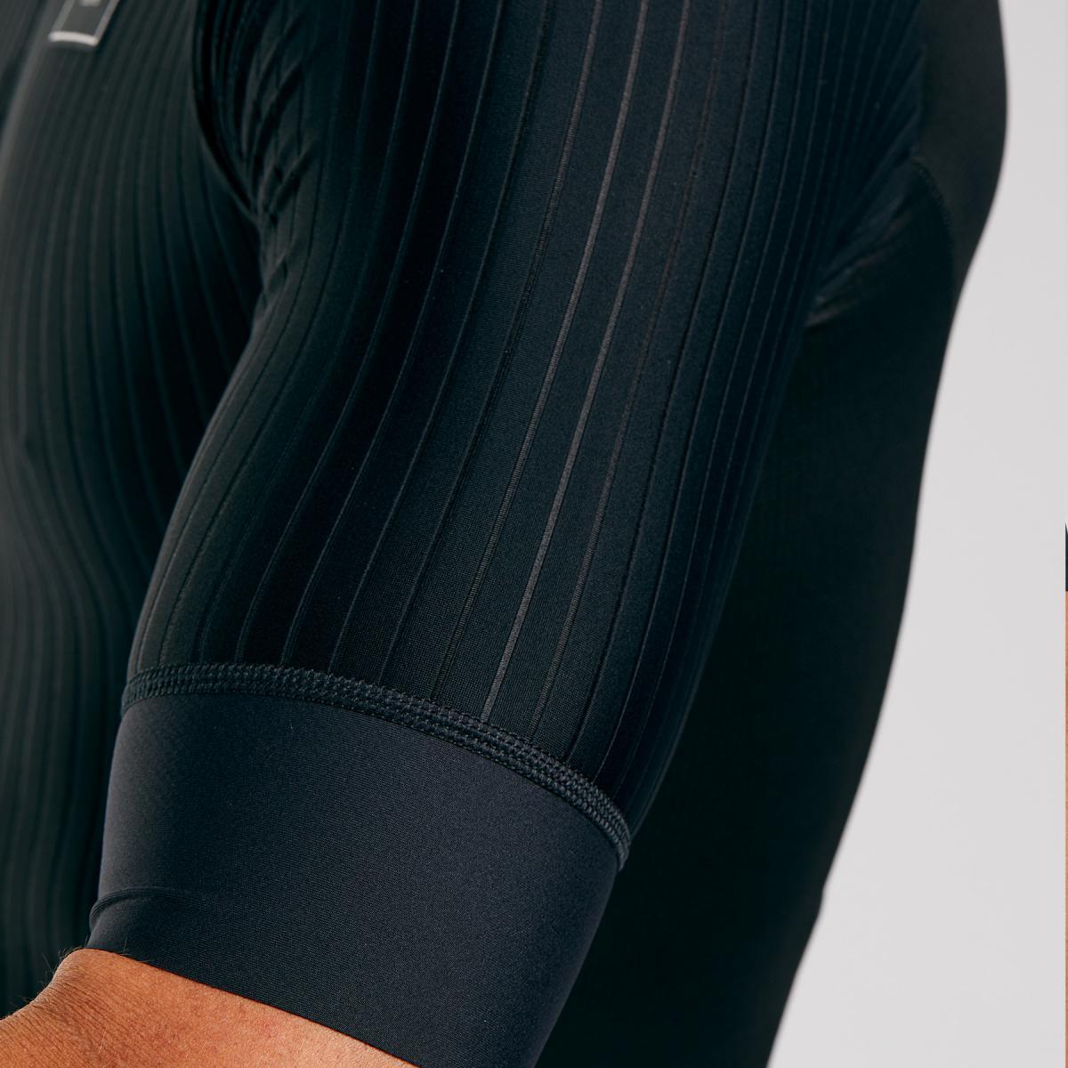Maillot Triatlon Manga corta Hombre ZOOT AERO ELITE Negro 5/7