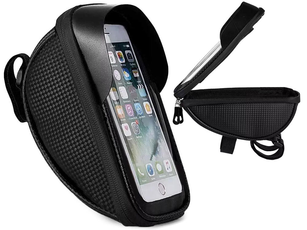 Sacoche de guidon vélo avec porte-téléphone 1,6 litre 3/7