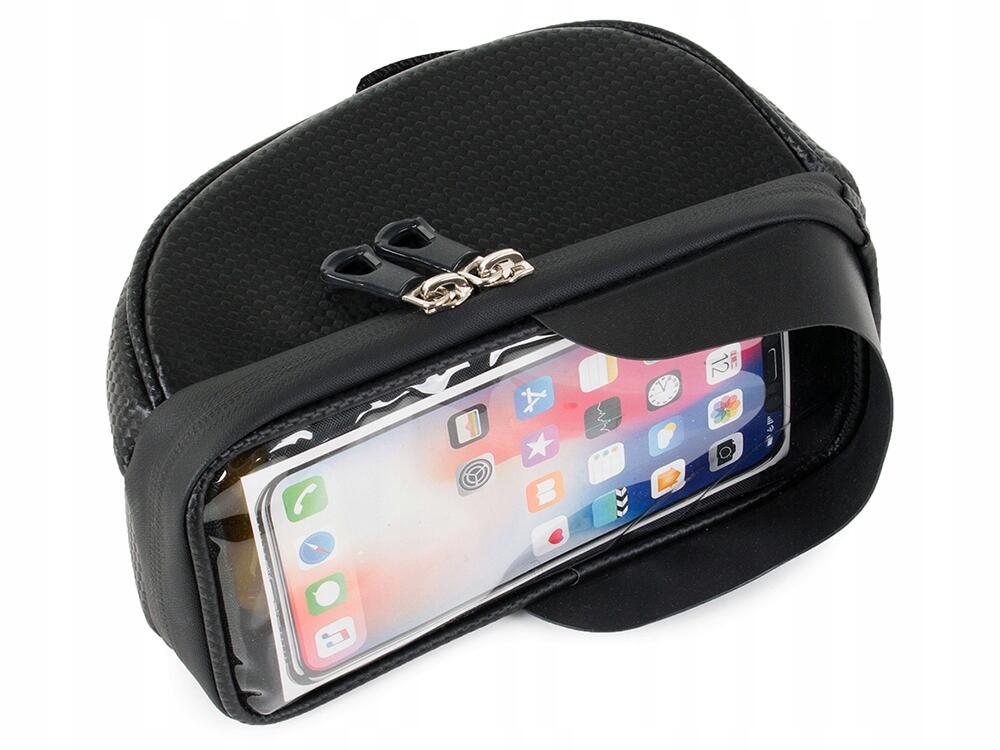 Sacoche de guidon vélo avec porte-téléphone 1,6 litre 4/7