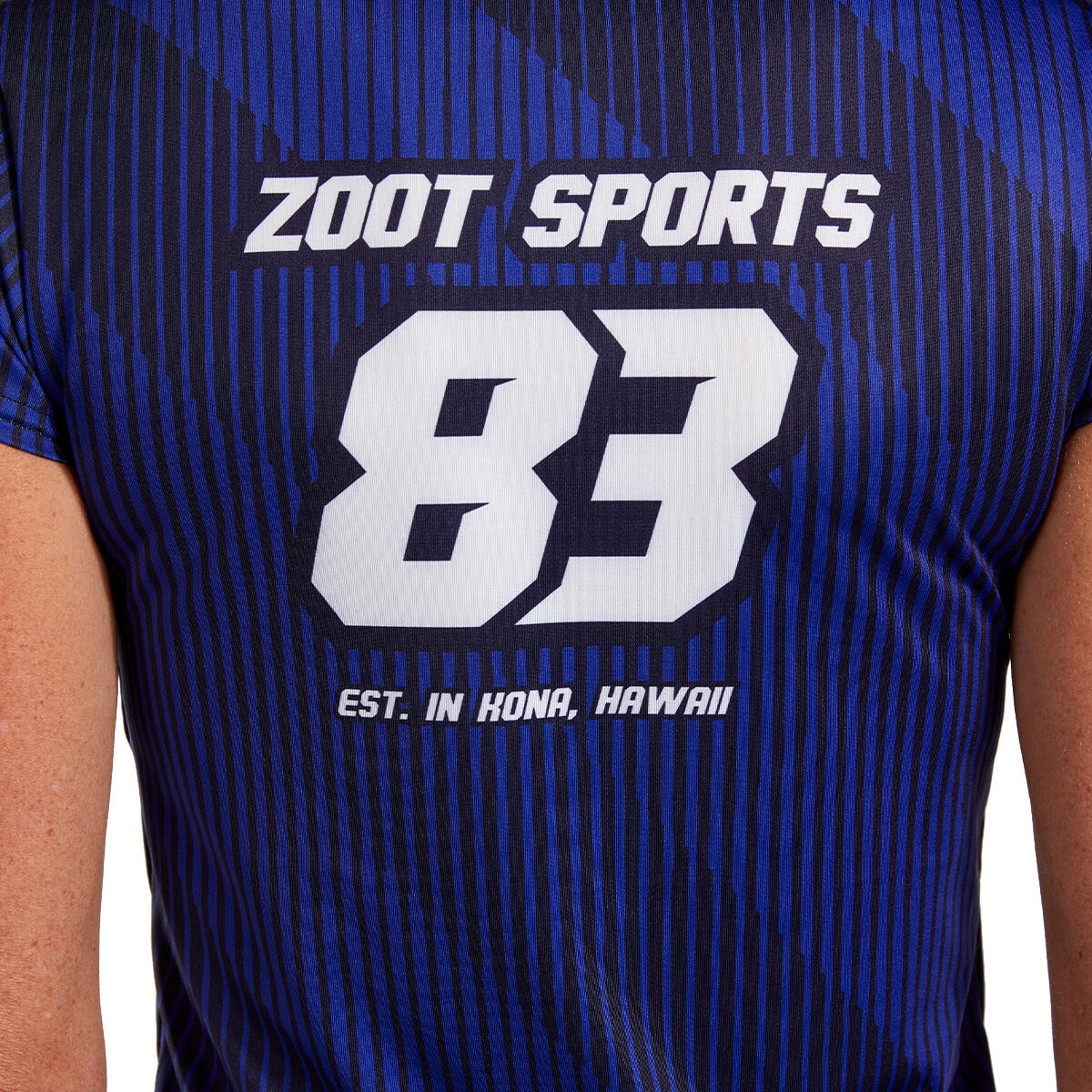 Camiseta Running Manga corta Transpirable Mujer ZOOT LTD TEE Azul 2/5