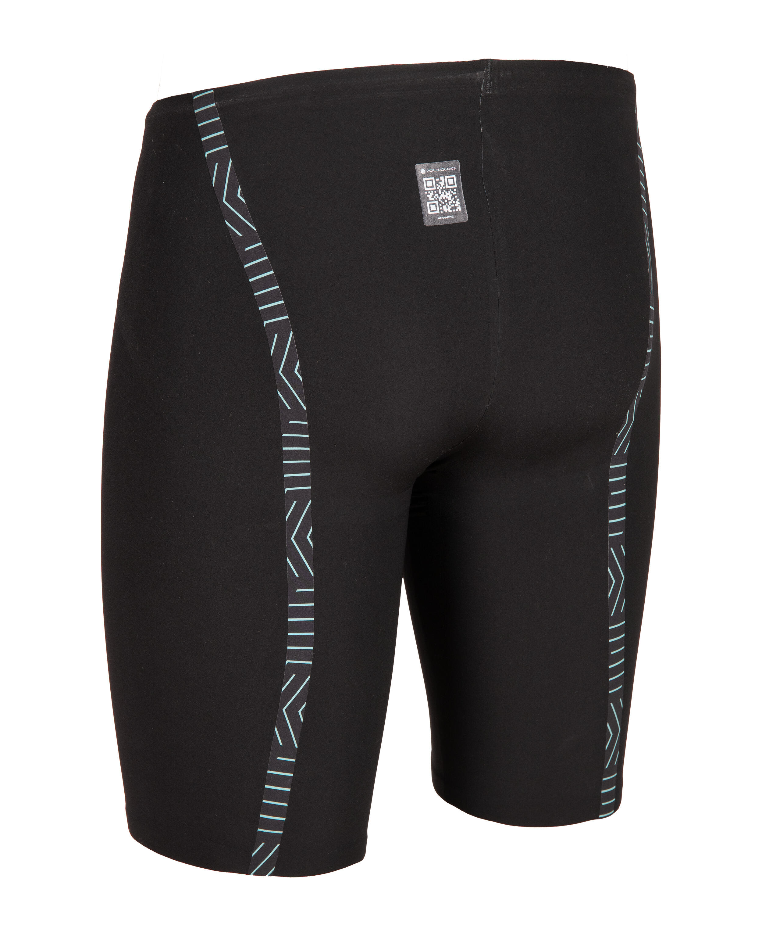 Arena Powerskin Veloce Jammer - Zwart/Petrol - UK 22 7/7