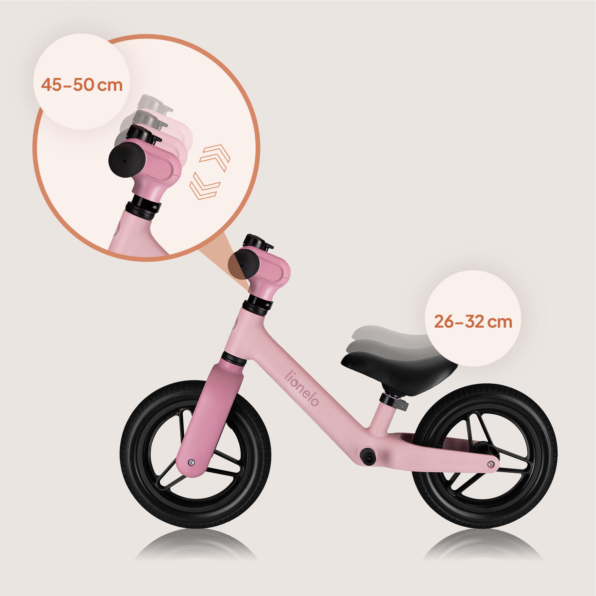 Loopfiets ultralicht Lionelo Toni – 2,3 kg met helm, verstelbaar, 3+ 4/7
