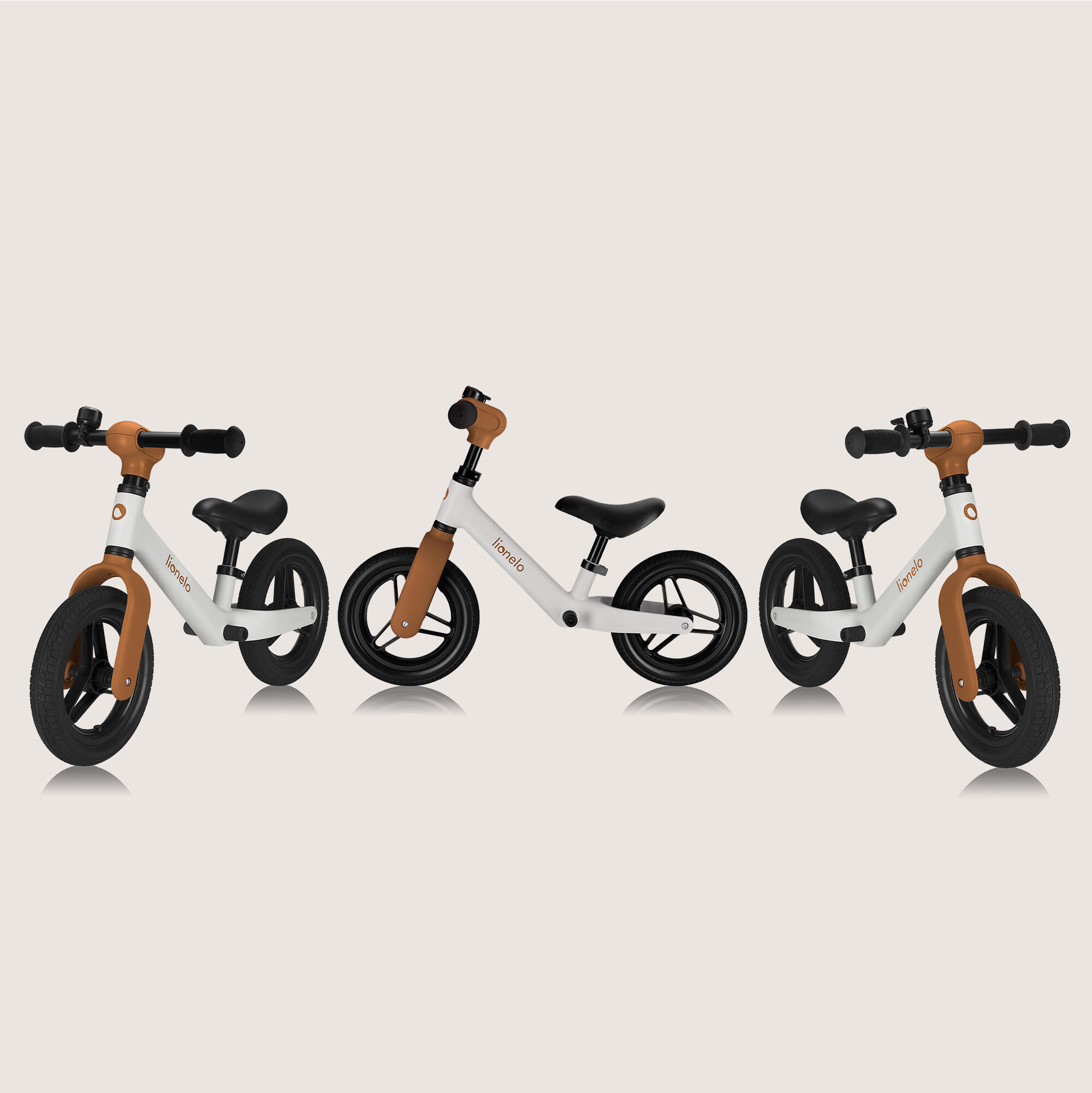 Bicicleta sin pedales Lionelo Toni – 2,3 kg con casco, ajustable, 3+ 3/7