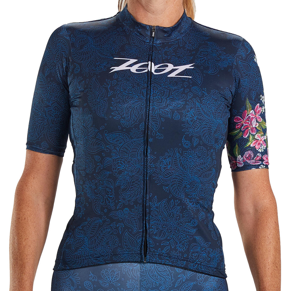 Sporttrikot Damen LTD Fahrrad Aero Trikot - Blue Roar ZOOT 1/6