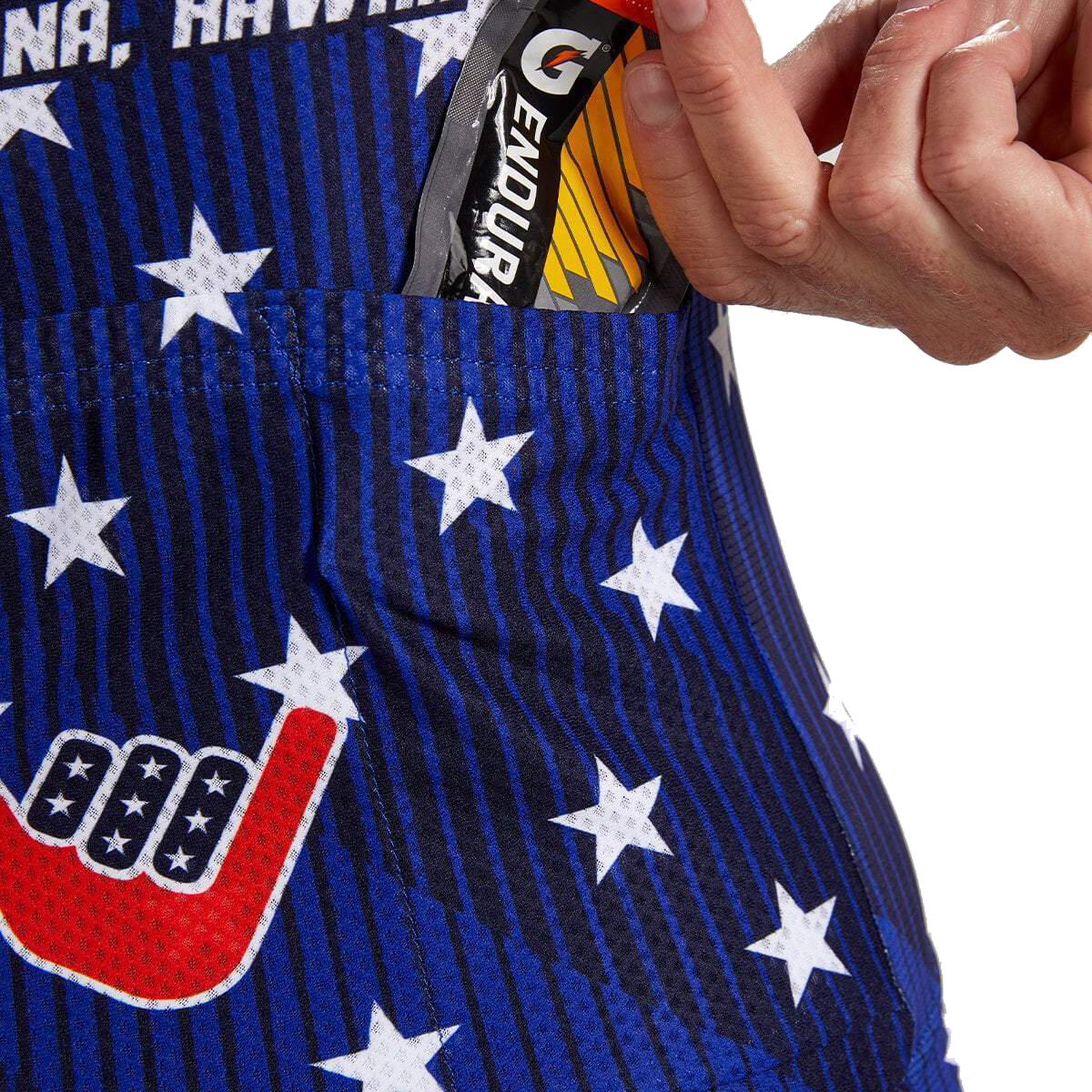 Maillot Ciclismo manga corta Mujer ZOOT LTD STARS&STRIPES Azul Estrellas 3/4