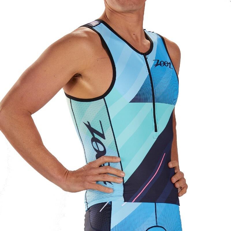 Kurzarm Trikot Herren Triathlon Sport Tank Style Cali ZOOT 3/6