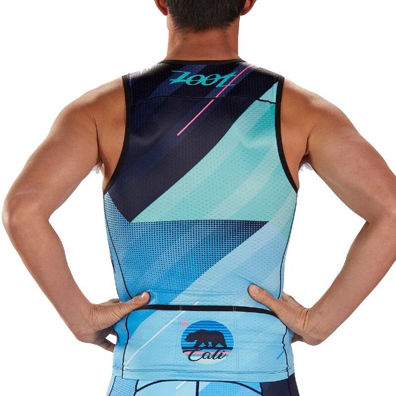 Kurzarm Trikot Herren Triathlon Sport Tank Style Cali ZOOT 4/6