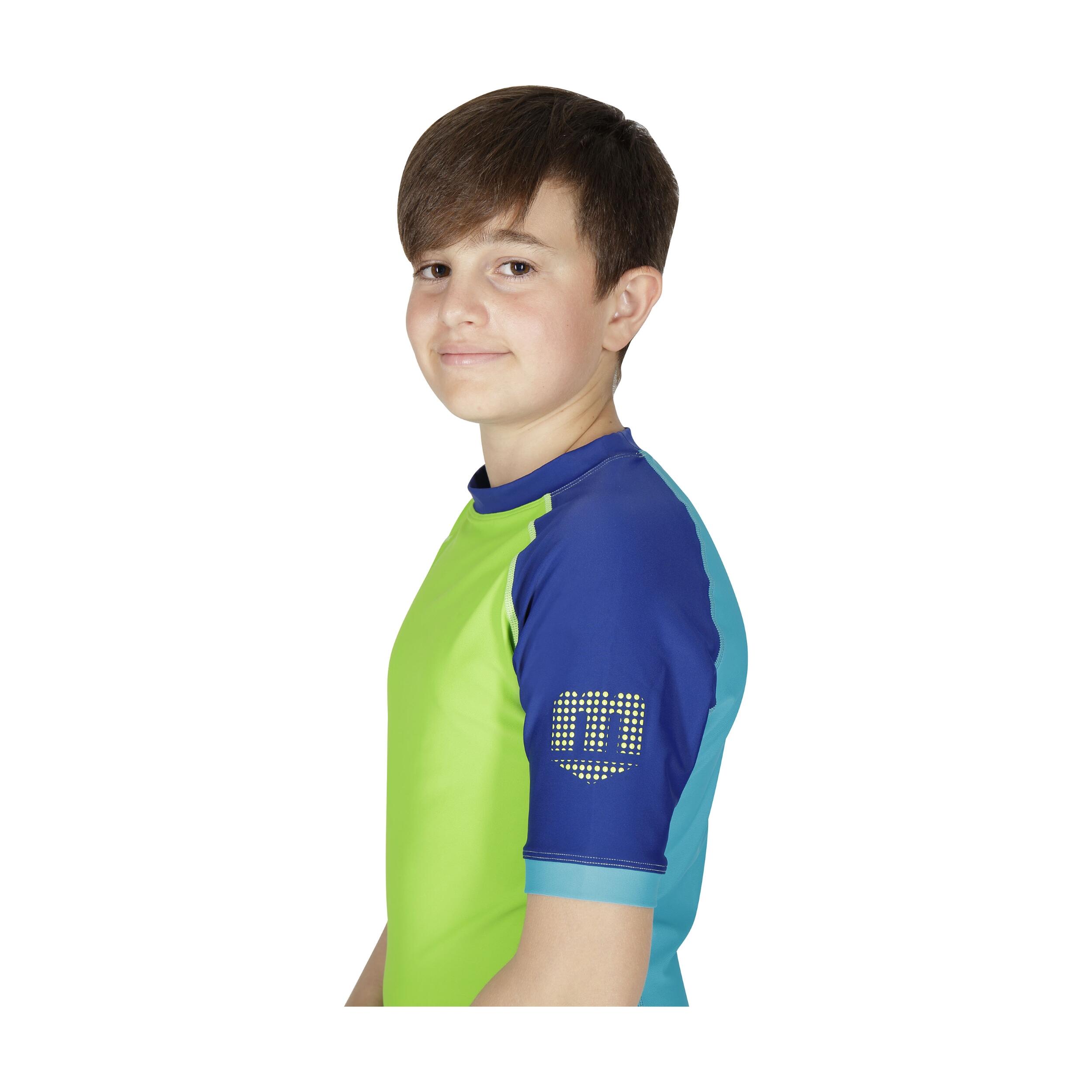 Camiseta Licra Júnior Shield Manga Corta Tejido Secado Rápido 8-13 Años 2/5