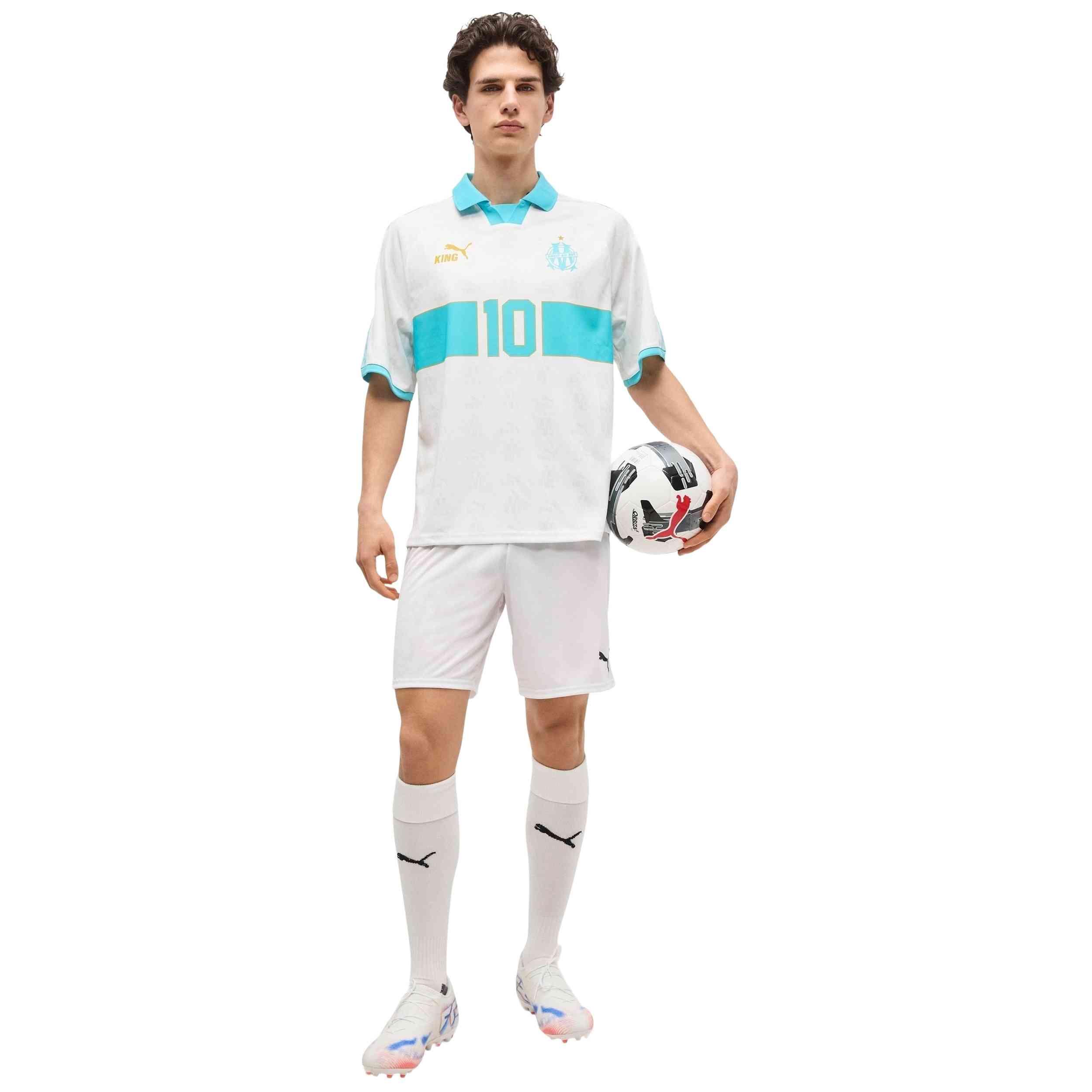 Maillot de football Puma modèle Olympique de Marseille King 2026 pour homme 3/5