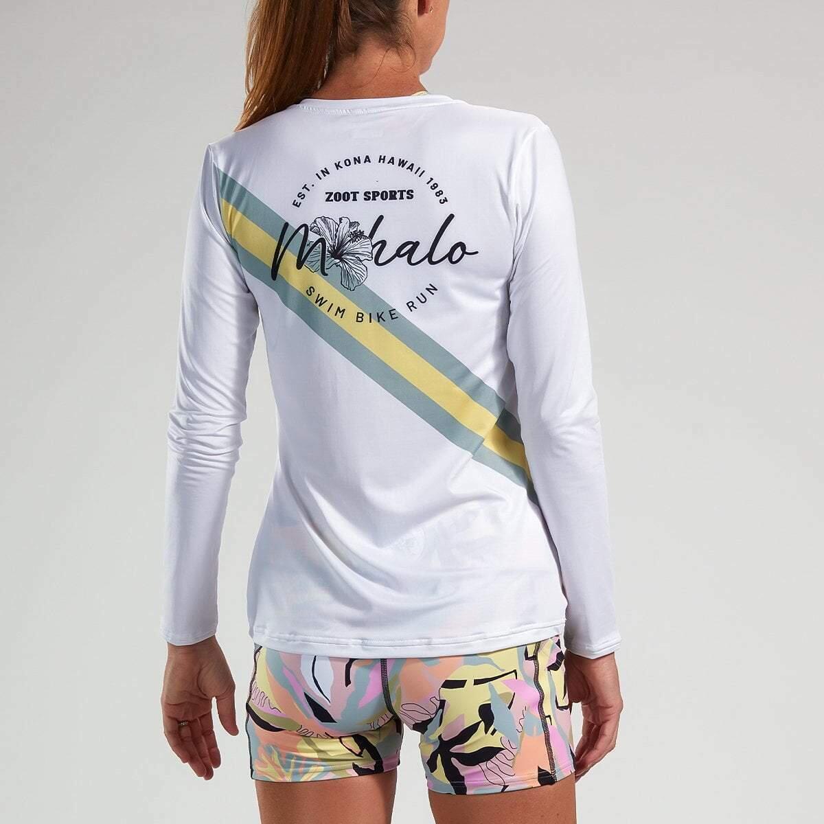 Camiseta Running  Manga Larga Mujer ZOOT LTD Blanco 2/6
