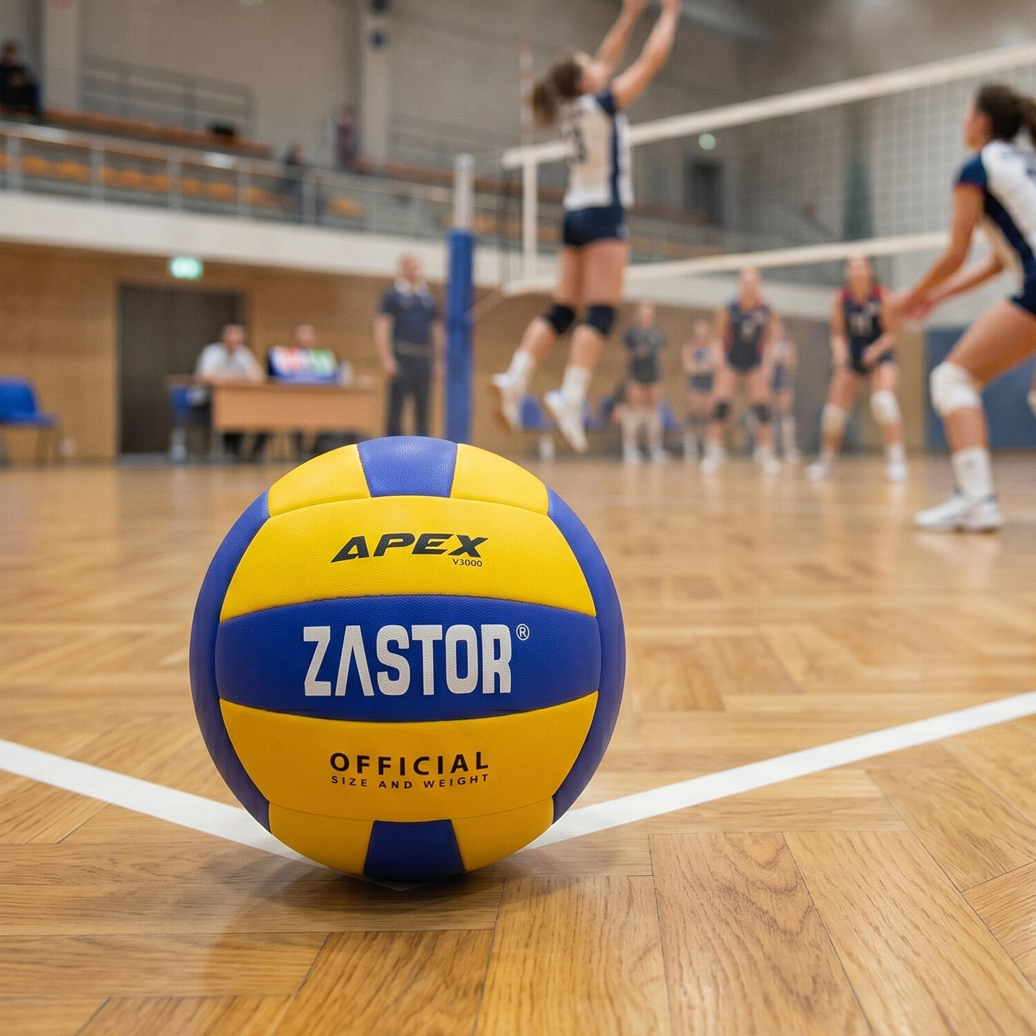 Balón Voleibol Zastor Apex Yellow/Blue T-5 2/5