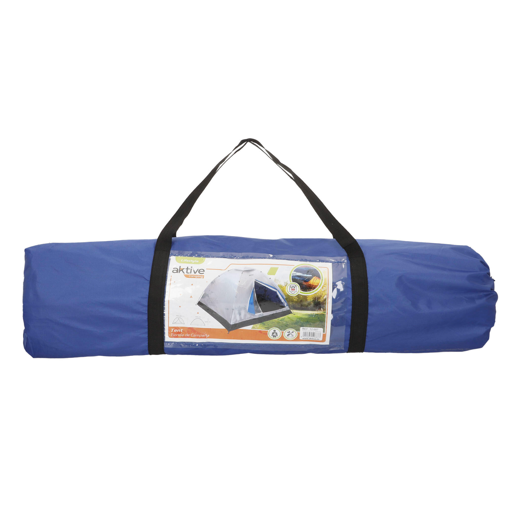 Tente 4 hommes 205x205x130 cm Aktive 4/4