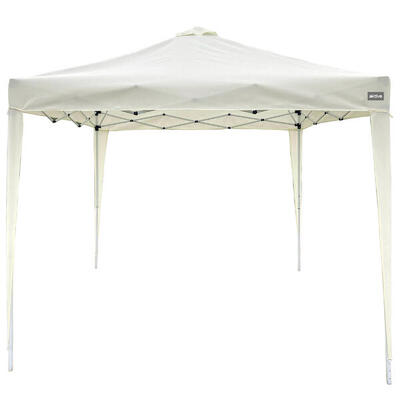 Gazebo Max-Air pieghevole e regolabile in altezza 300x300/240 cm bianco Aktive