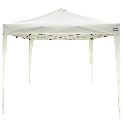 Max-Air 300x300x240/250 cm witte opvouwbare en in hoogte verstelbare partytent