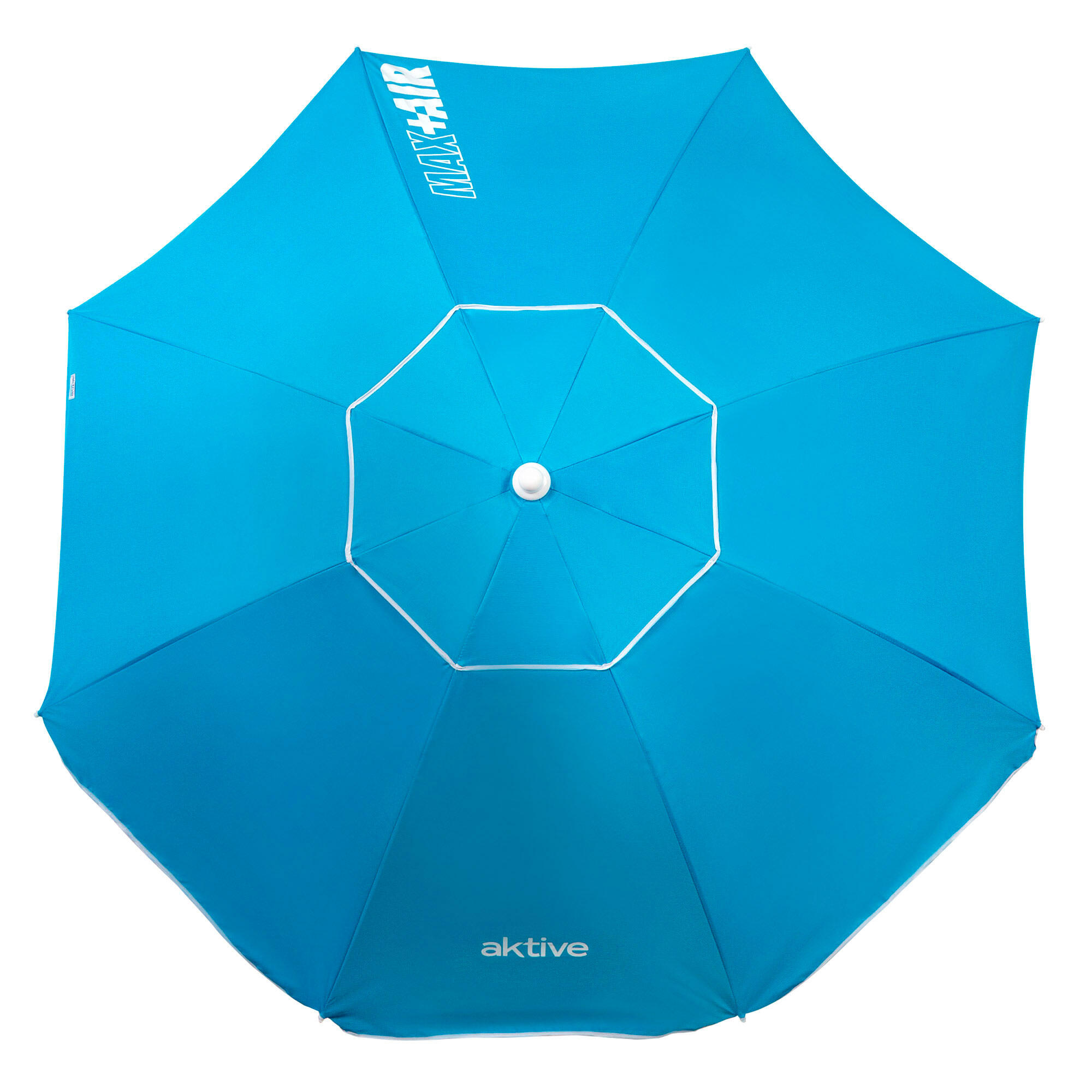 Aktive Sombrilla playa antiviento 8 varillas 220 cm azul 6/7