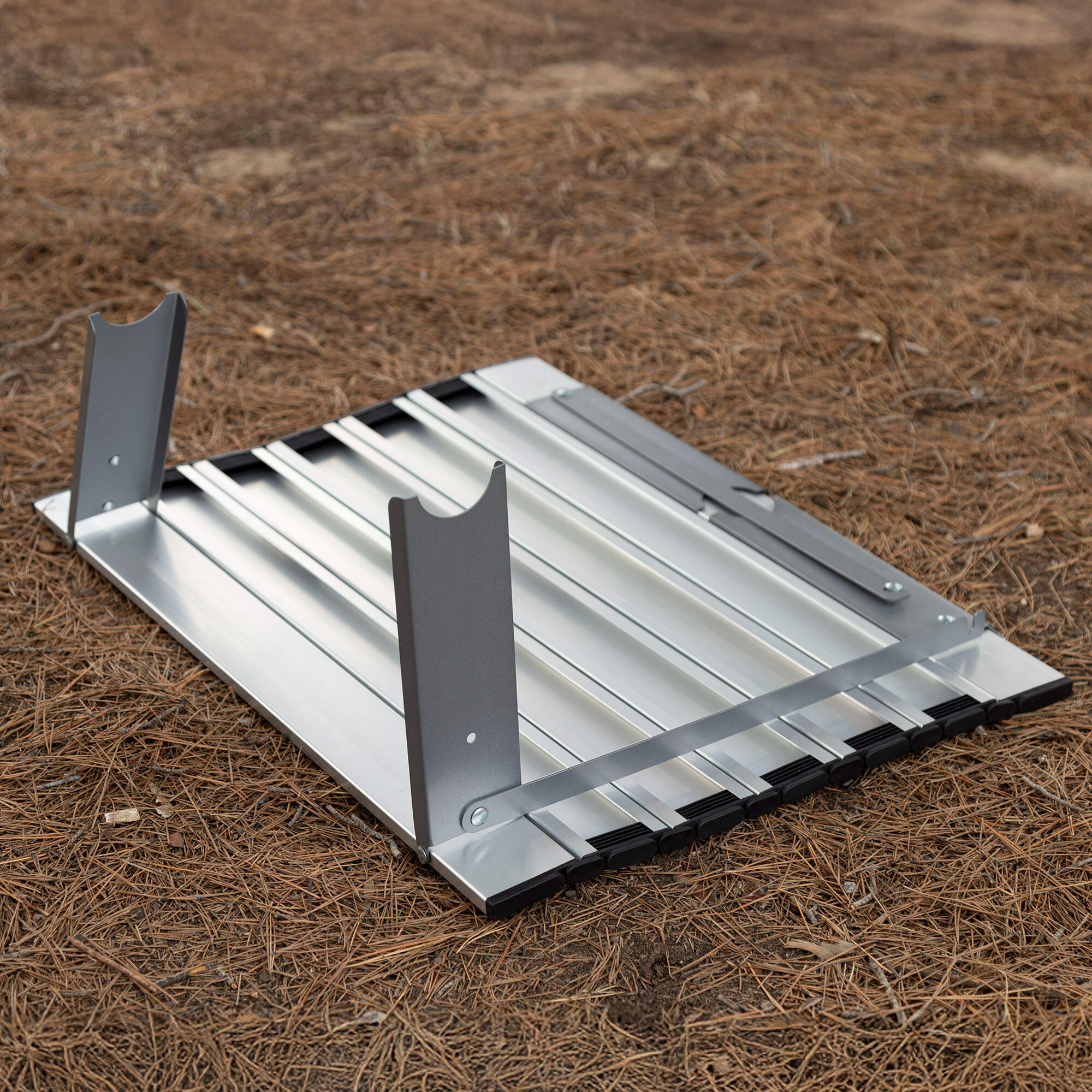 Aktive Mesa plegable 55x41x20 cm pequeña camping aluminio ultraligera 5/7