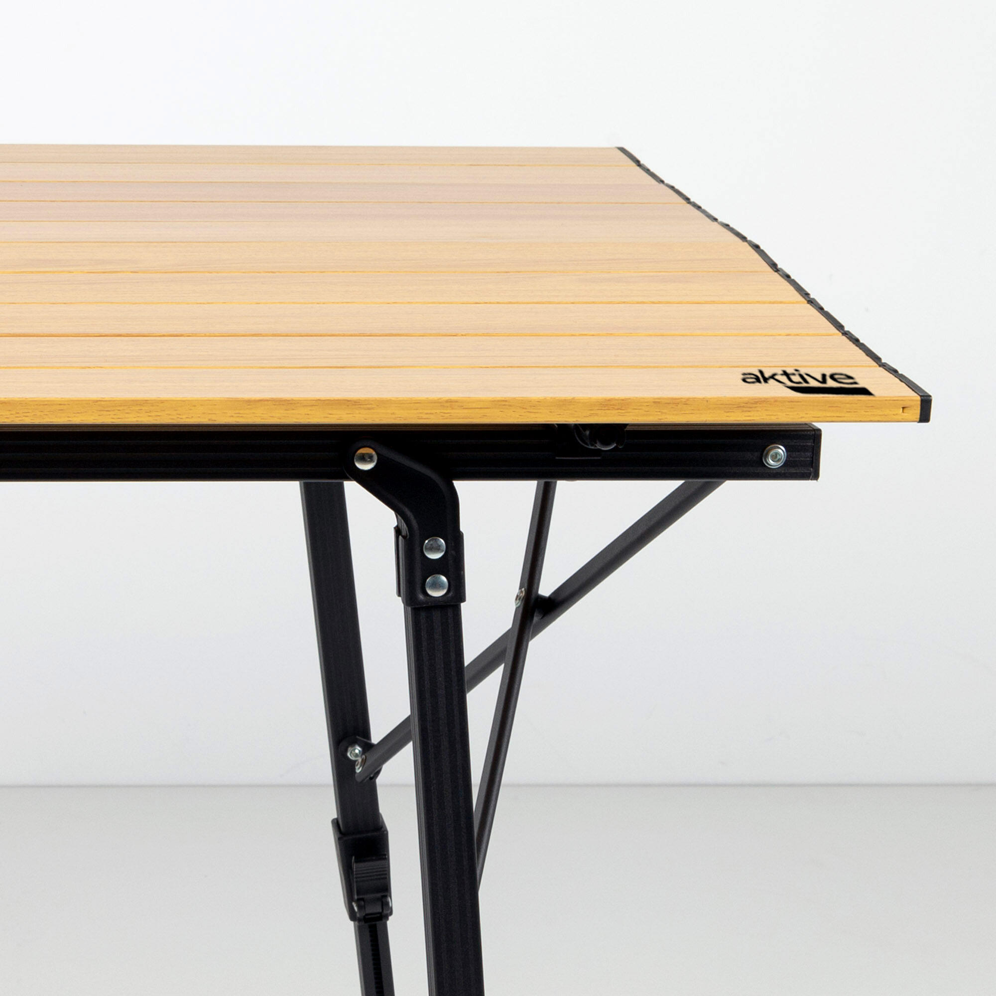 Table pliante glampling hauteur réglable facile à transporter, 90x57 cm - Aktive 6/7