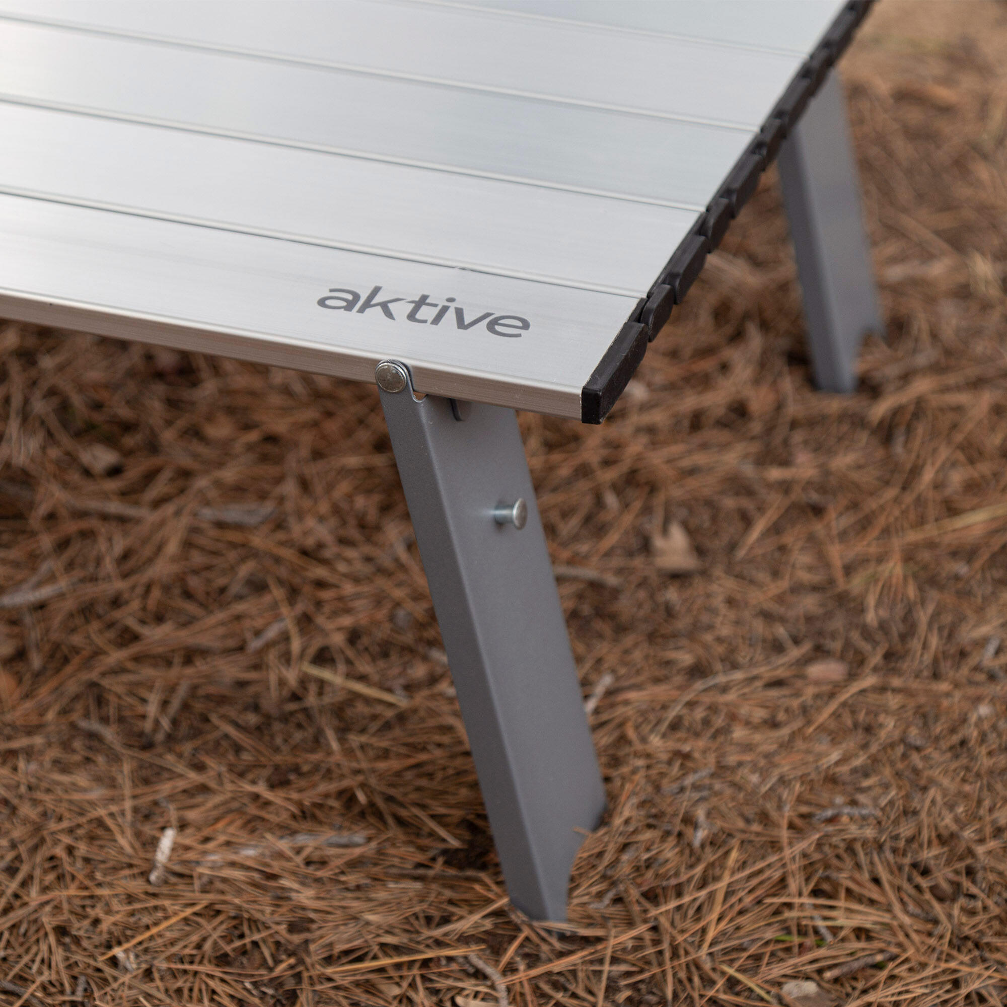 Aktive Mesa plegable 55x41x20 cm pequeña camping aluminio ultraligera 6/7