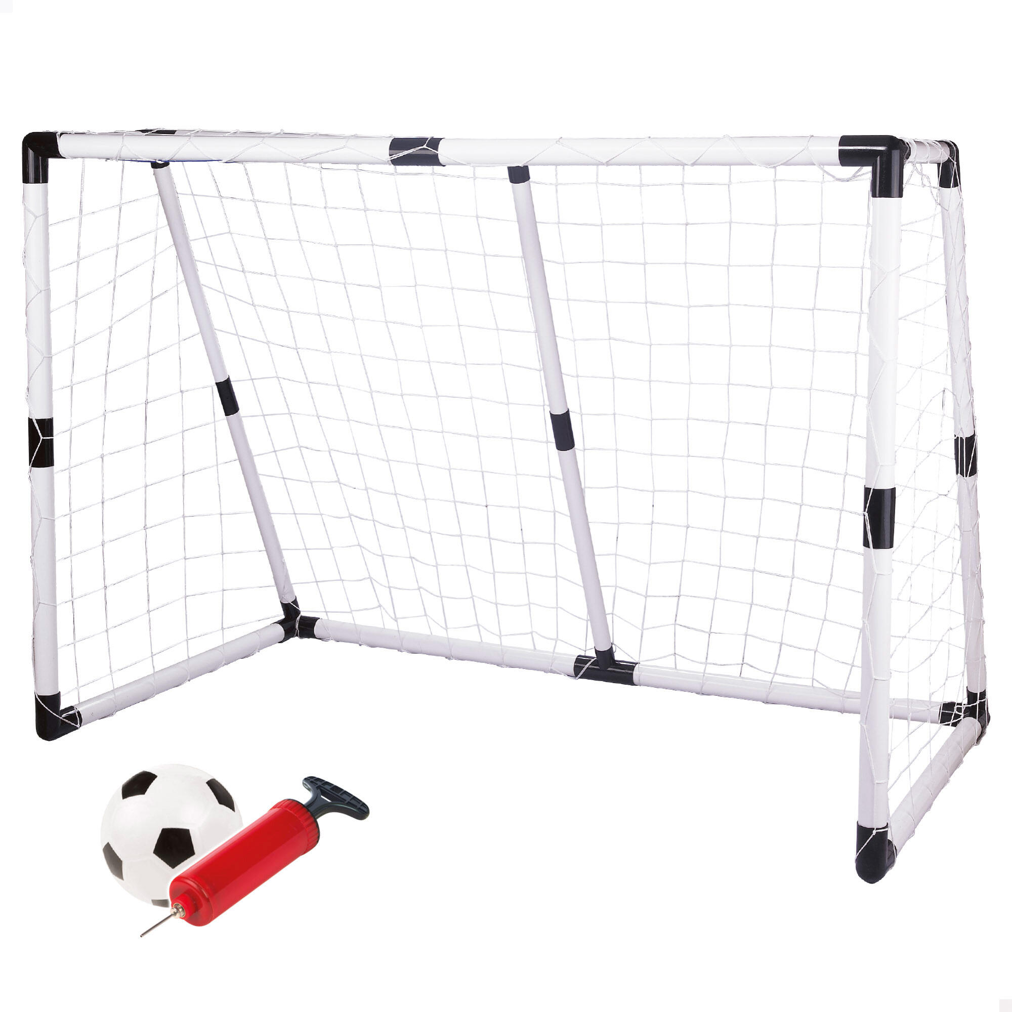 Baliza de futebol infantil com bola e insuflador COLORBABY 1/7