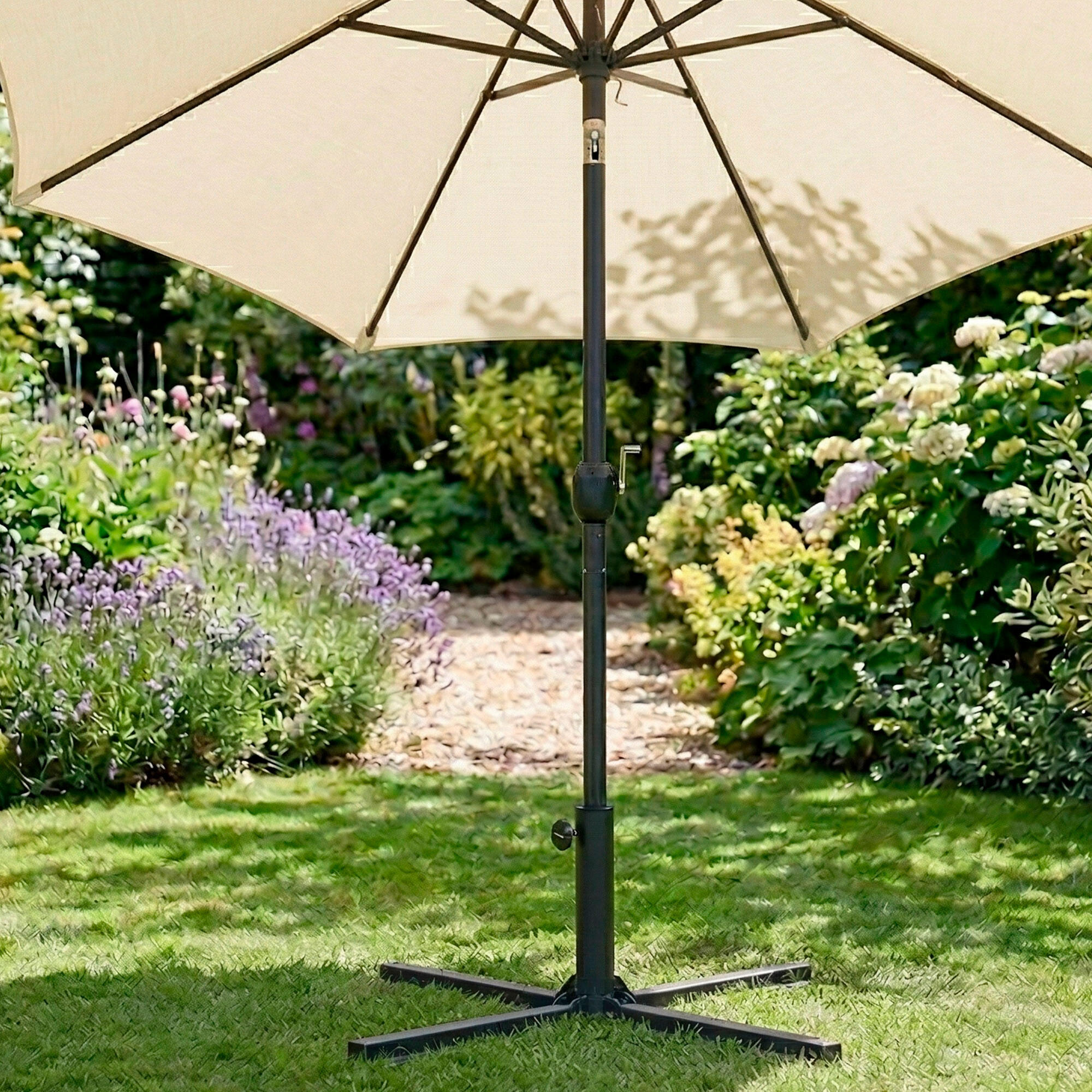 Base dobrável metal para o guarda-sol Aktive 6/7
