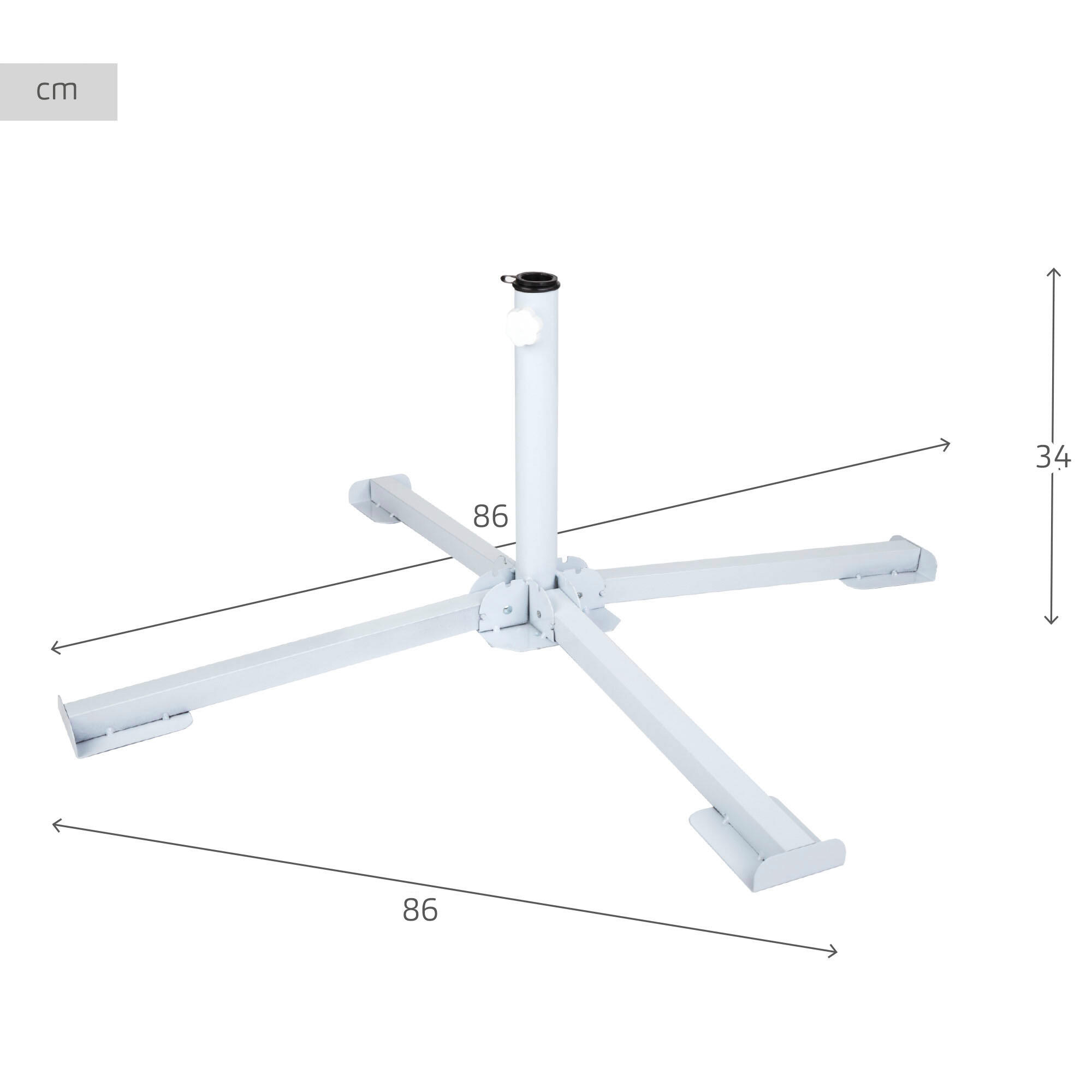 Porte-parapluie pliant 25/32 mm Aktive Jardin 4/5